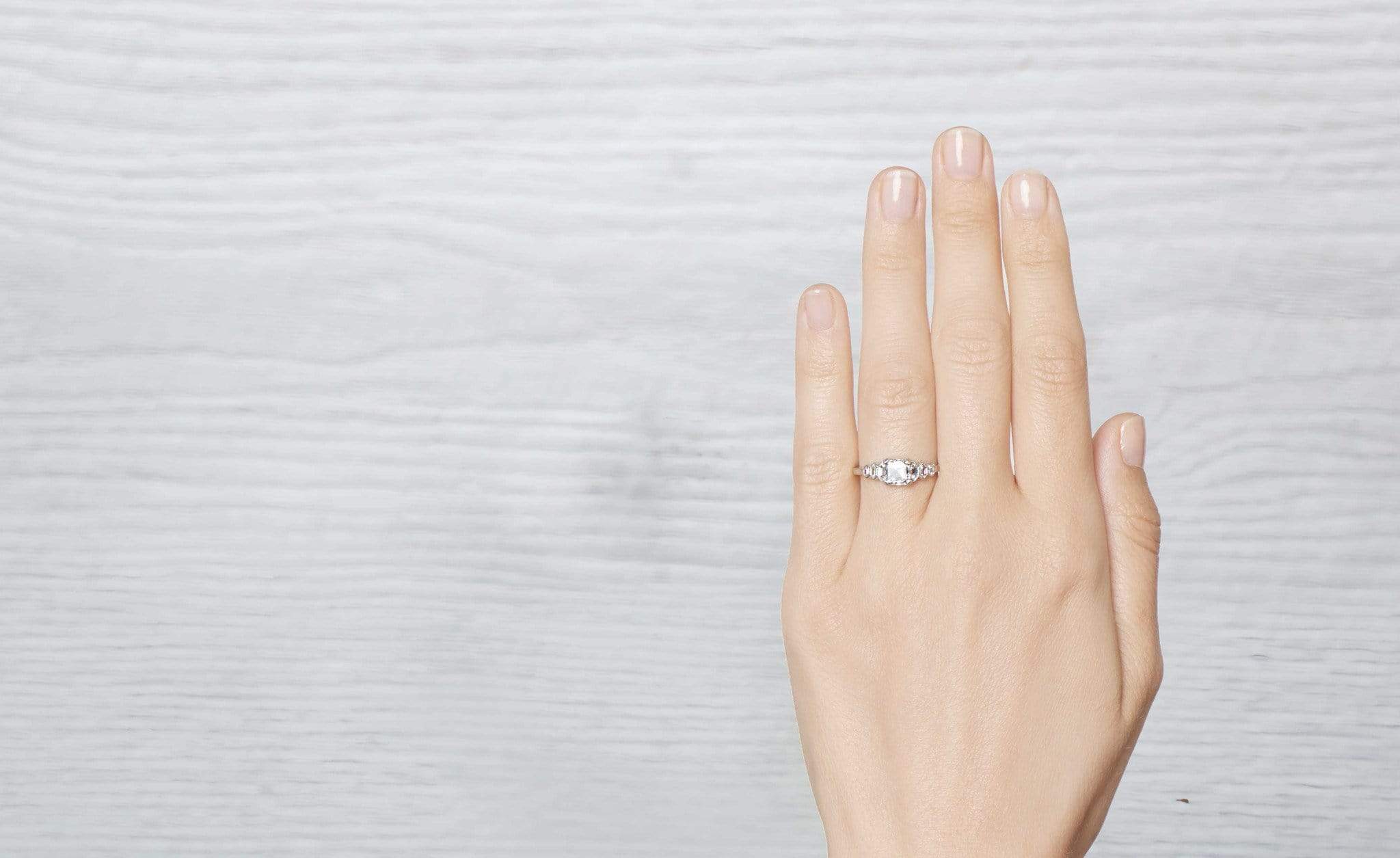 One Carat Art Deco Engagement Ring - Image 5