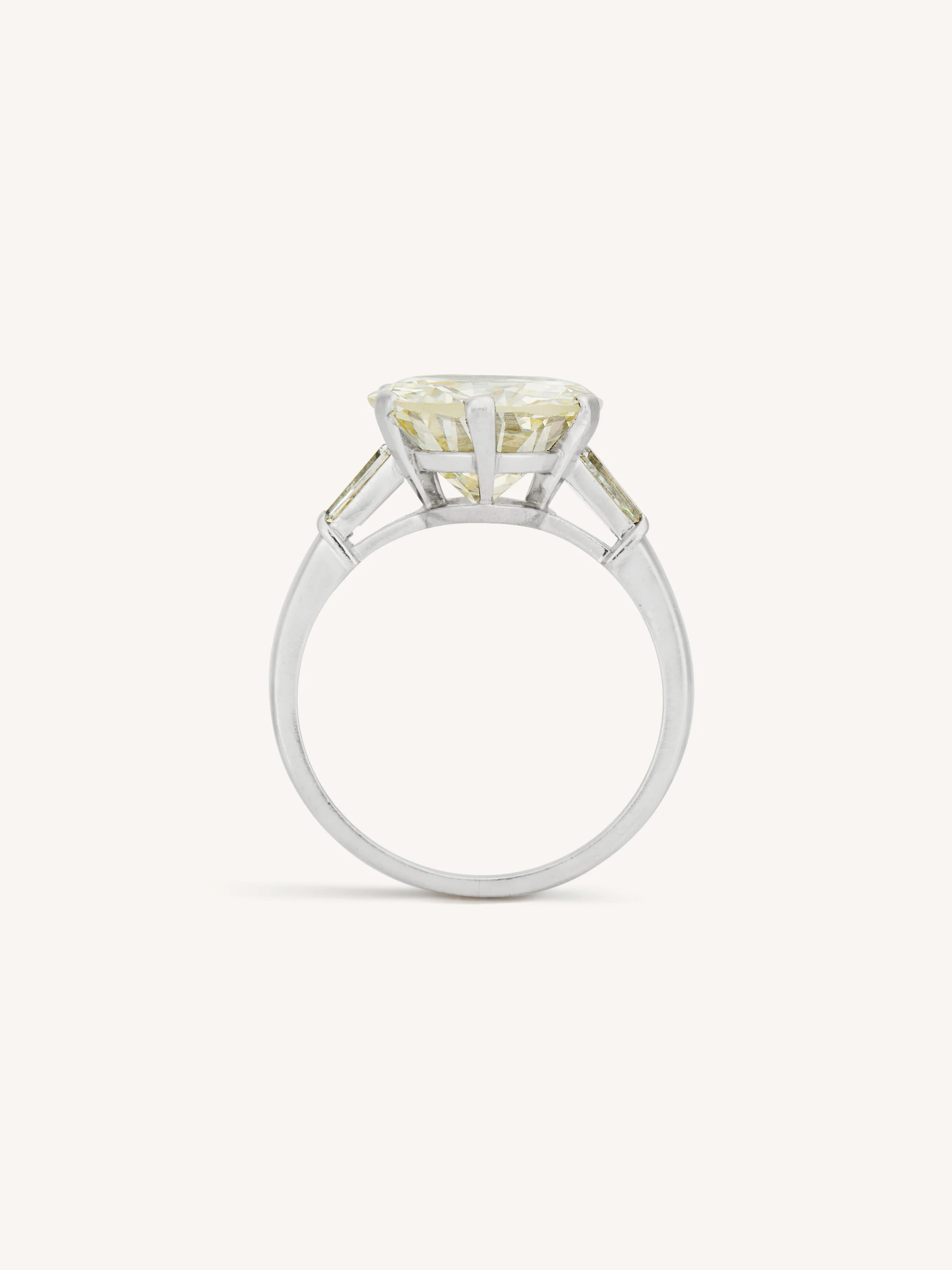 Bulgari 5.02 Carat Transitional Cut Diamond Vintage Engagement Ring - Image 7