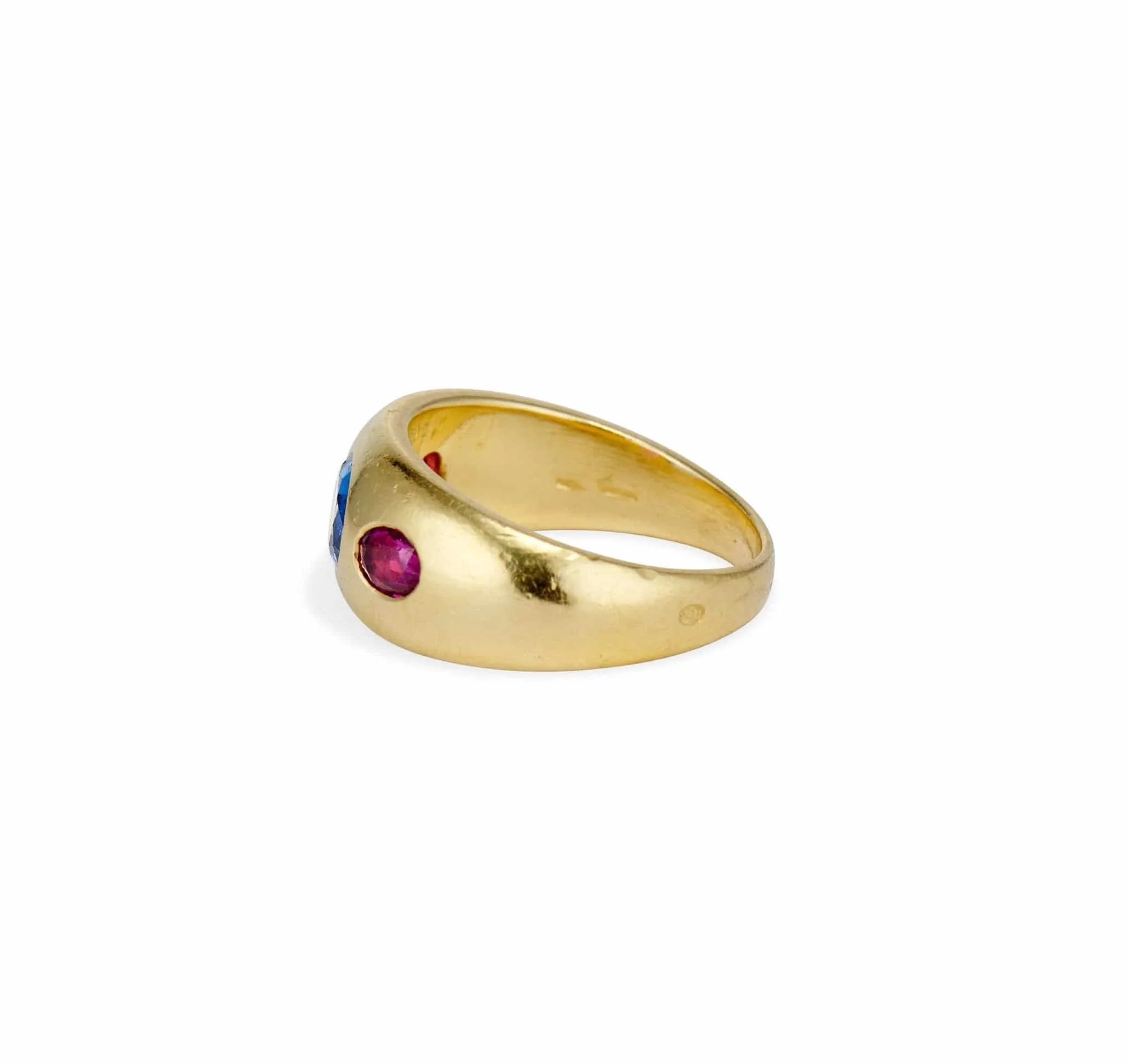 Bulgari 1970s Sapphire and Gold Ring, Italy - Image 3