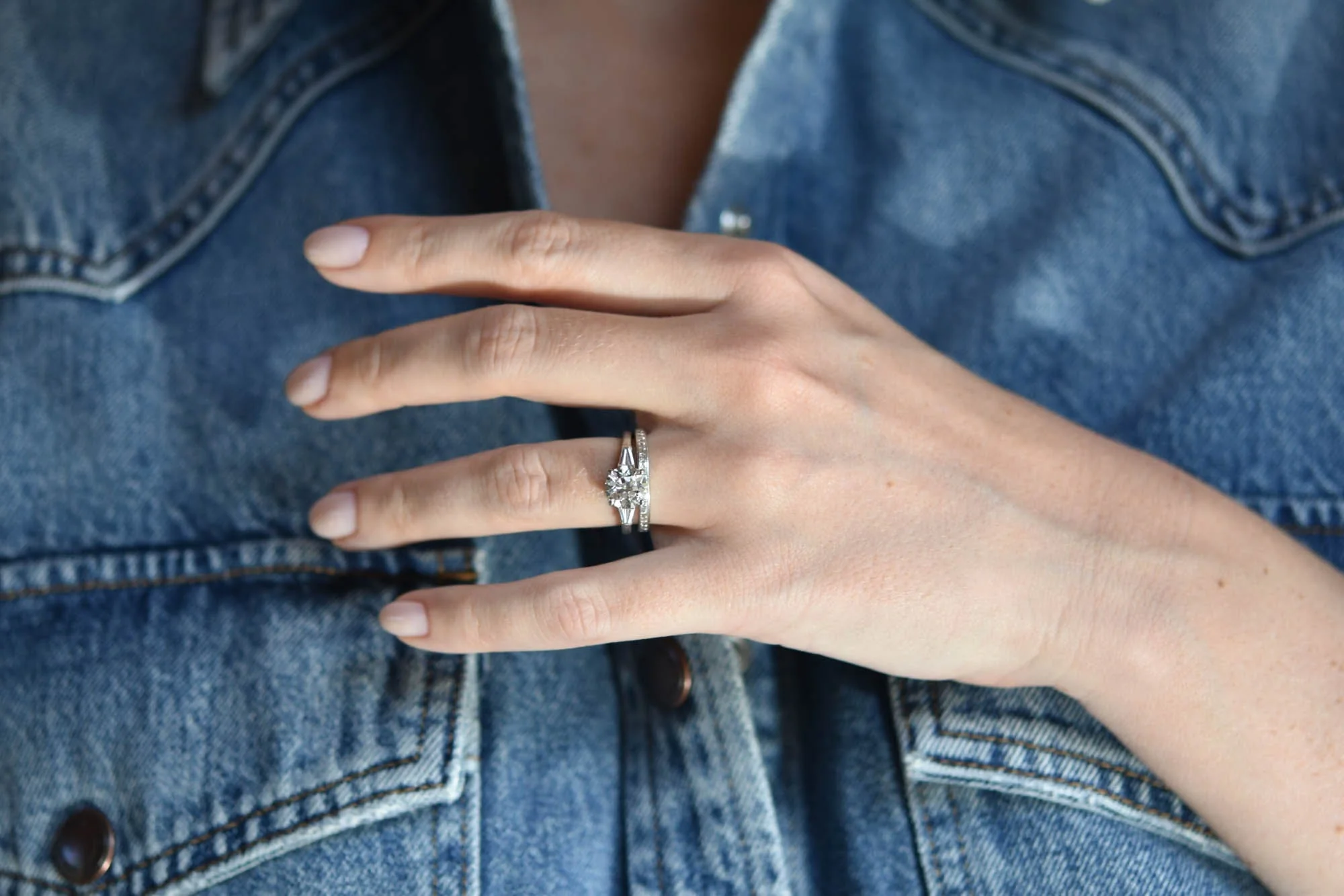 Cartier Midcentury 1.79 Carat Transitional Cut Diamond Vintage Engagement Ring - Image 3