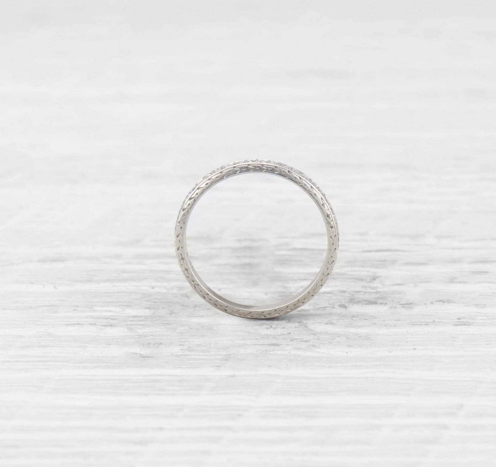 Vintage Diamond and Palladium Eternity Band - Image 2