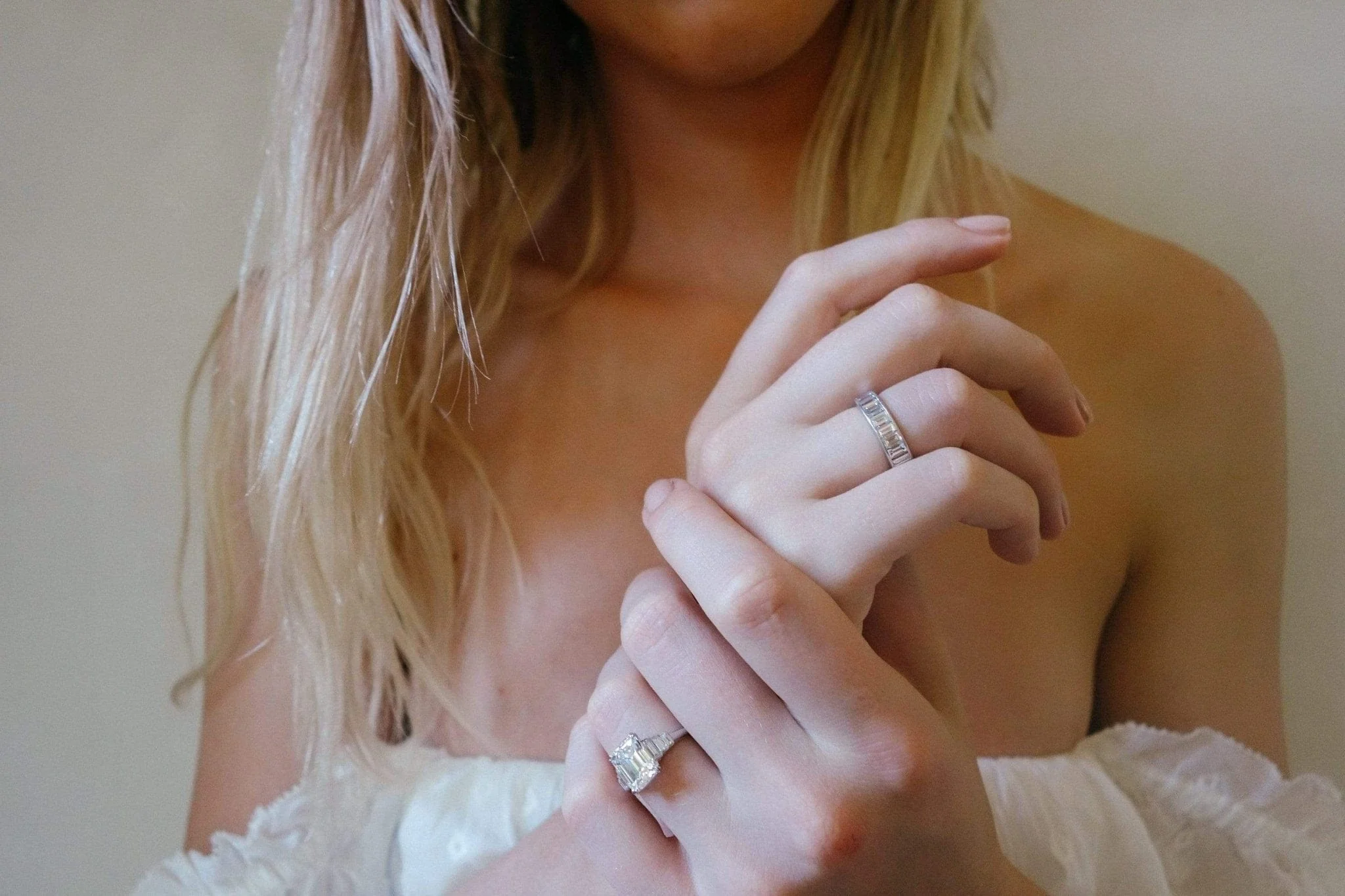 VINTAGE DIAMOND ETERNITY BAND - Image 5