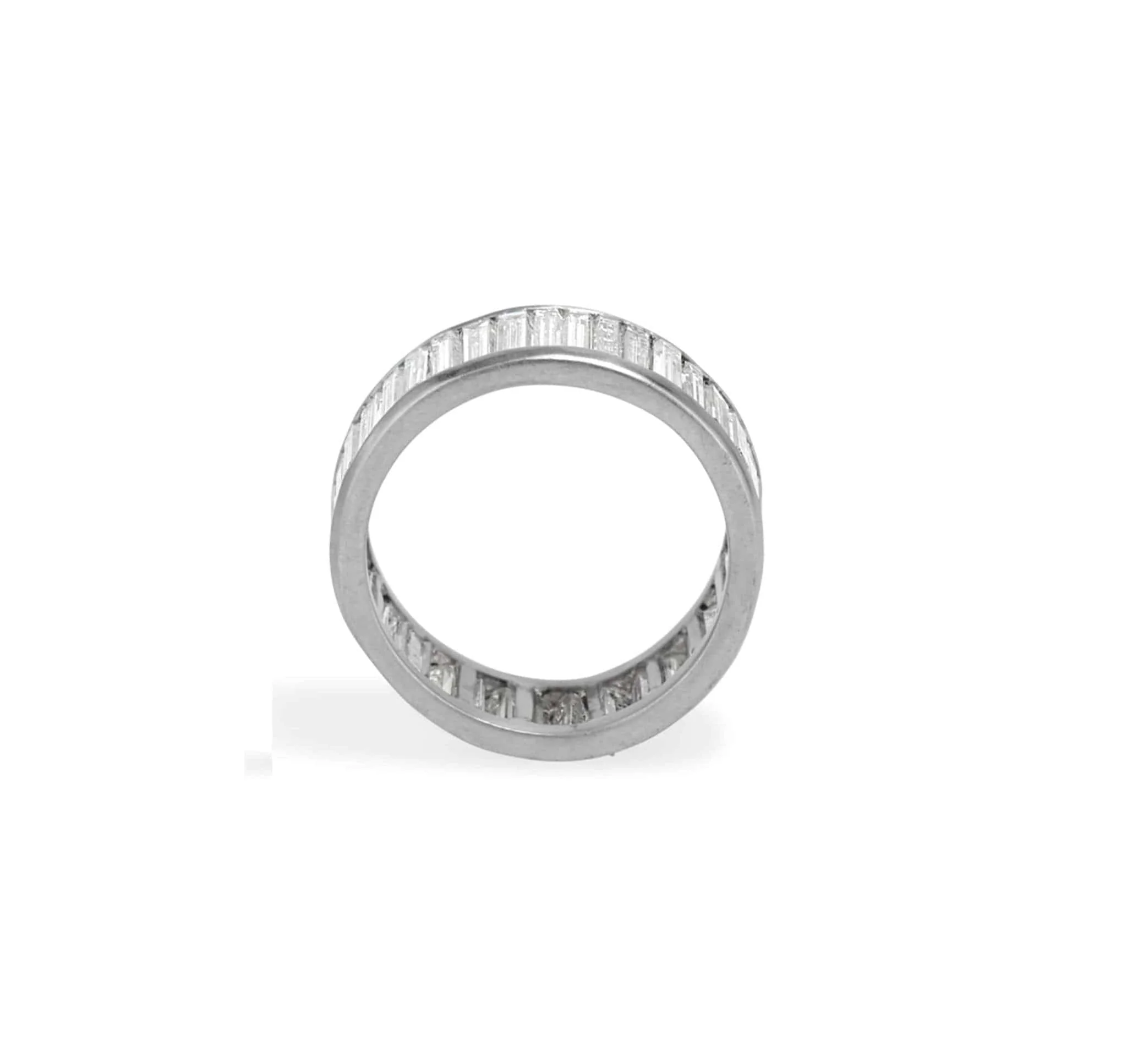 Mid Century 5 Carat Baguette Diamond Eternity Band - Image 2