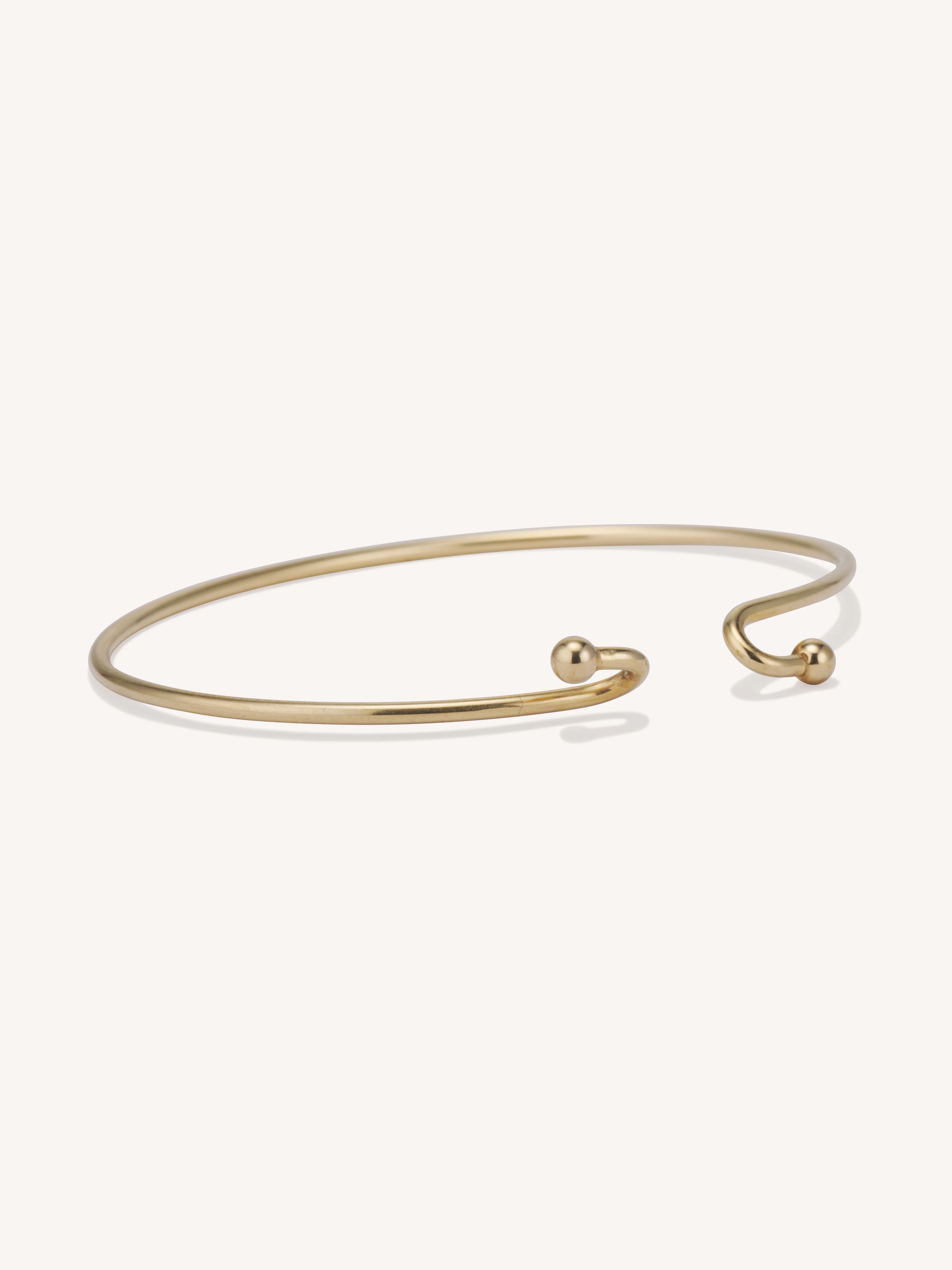 Tiffany & Co. Gold Bypass Vintage Bangle - Image 5