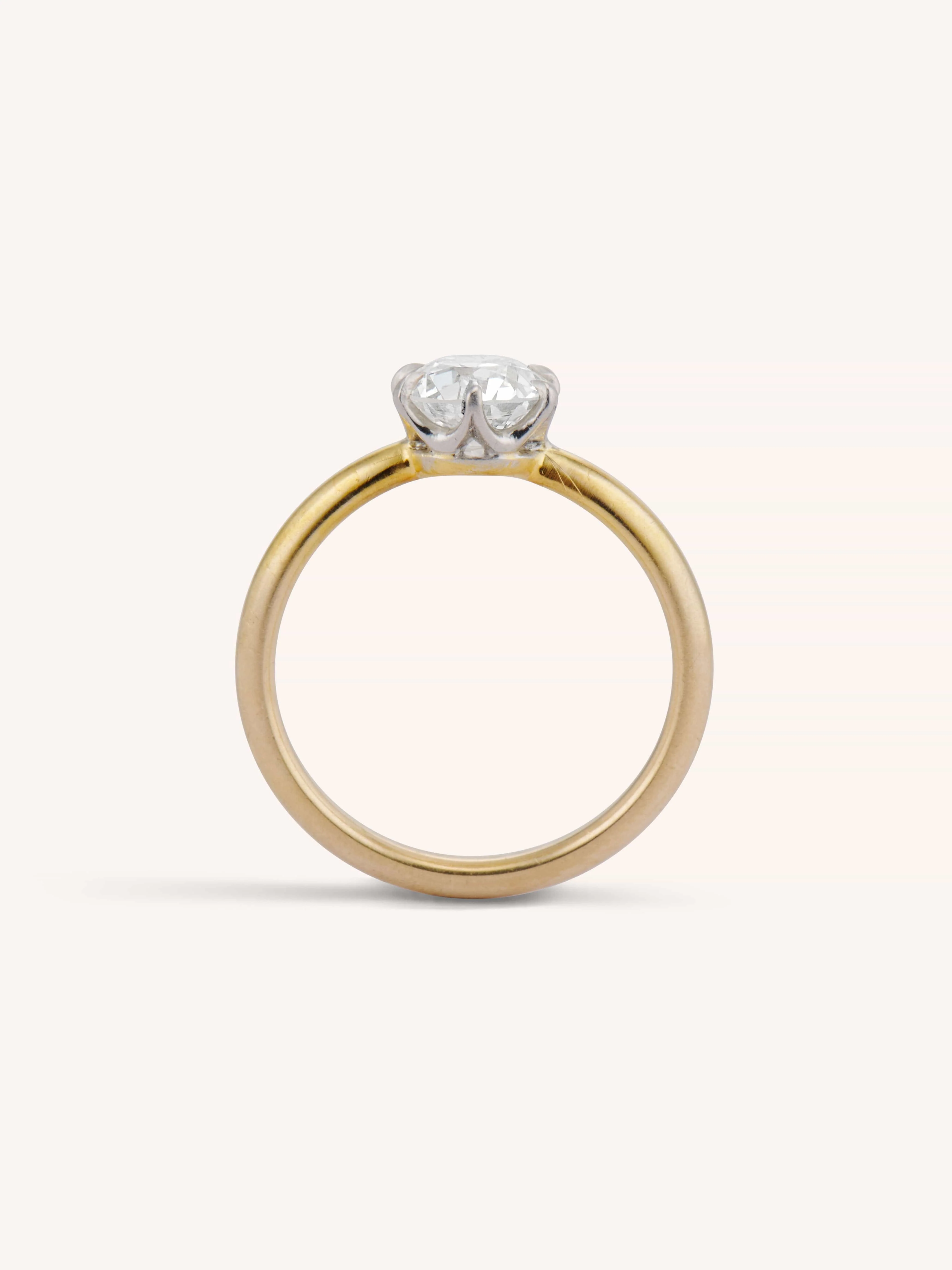 Iconic Tiffany & Co. 1.12 Carat Old European Diamond Vintage Solitaire Engagement Ring - Image 5