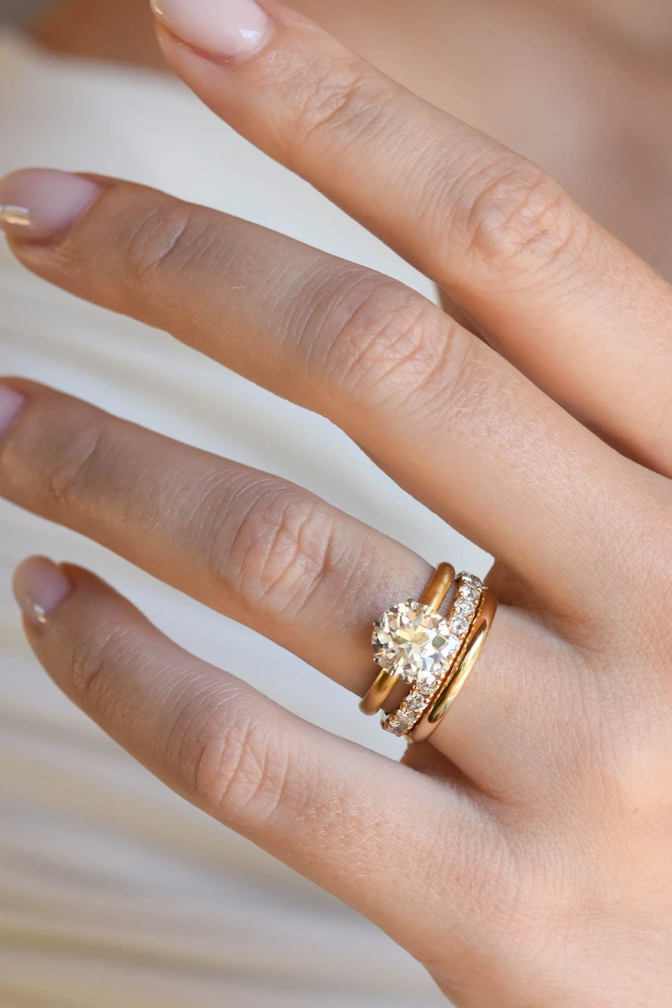 Vintage Tiffany & Co. 2.29 Carat Old European Cut Diamond Solitaire Engagement Ring - Image 2